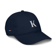 Casquette Brodée Coton Bio K - Bleu / Unique