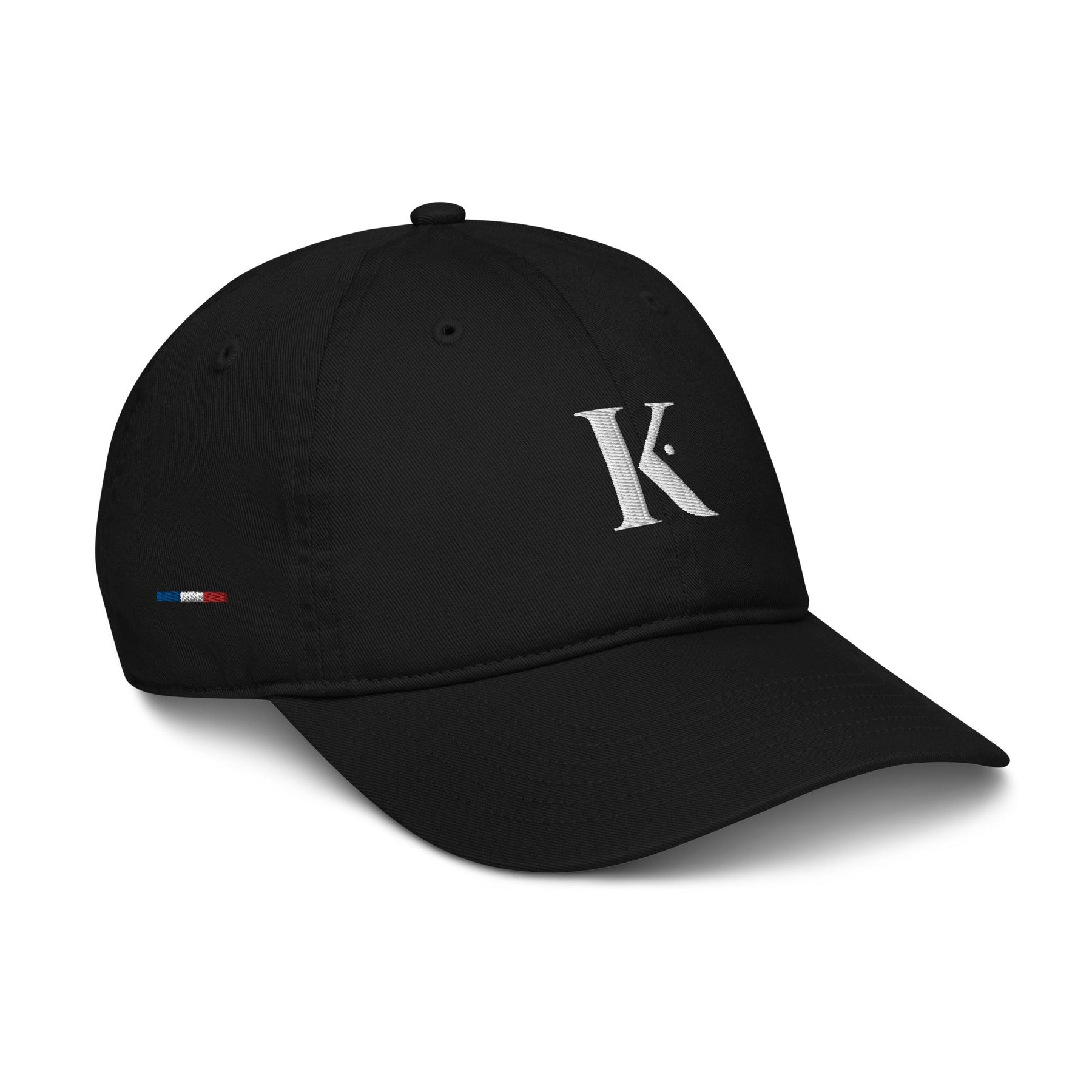 Casquette Brodée Coton Bio K - Noir / Unique