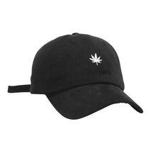 Casquette Brodée Feuille - Noir / Unique