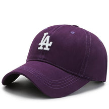 Casquette Brodée LA - Violet / Unique