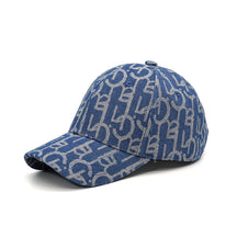 Casquette Brodée Lettre - Bleu / Unique