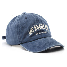 Casquette Brodée Los Angeless Vintage - Bleu / Unique