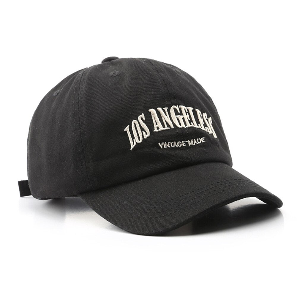 Casquette Brodée Los Angeless Vintage - Noir / Unique