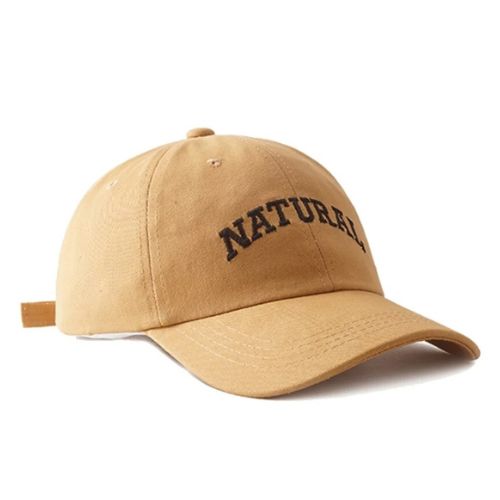 Casquette Brodée Natural - Jaune / Unique