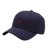 Casquette Brodée Off - Bleu-Marine / Unique