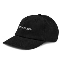 Casquette Brodée Personnalisée à L’unité - Noir / Unique