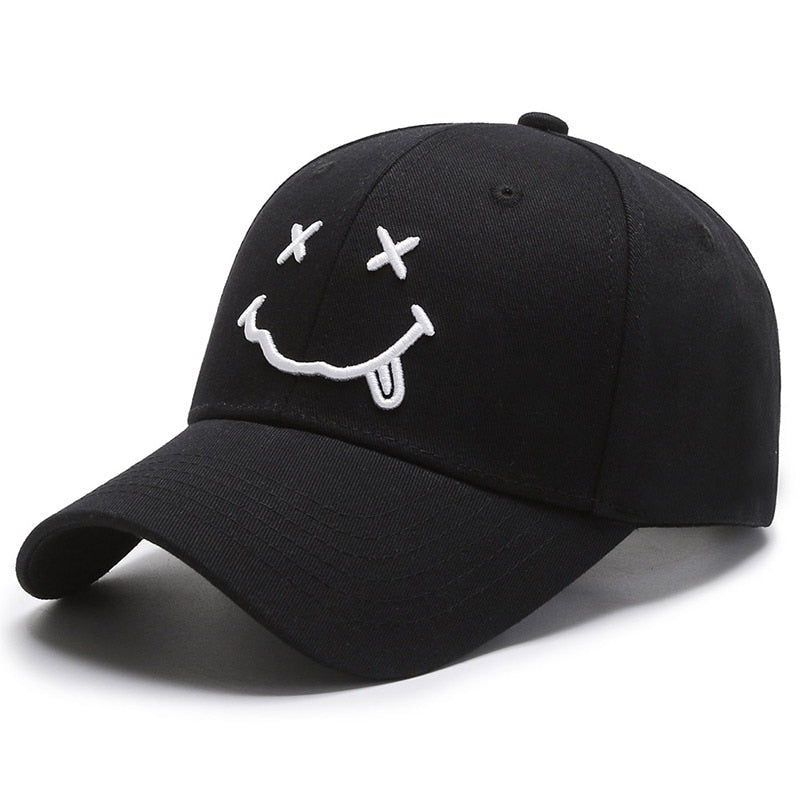 Casquette Brodée Smile - Noir / Unique