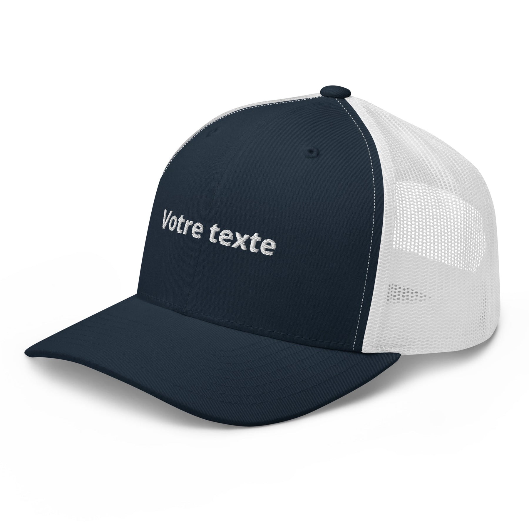Casquette Brodée Trucker Personnalisable - Bleu marine