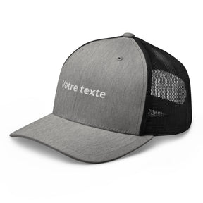 Casquette Brodée Trucker Personnalisable - Gris / Unique