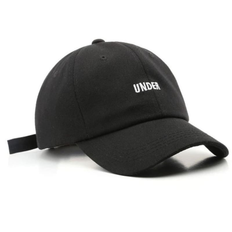 Casquette Brodée Under - Noir / Unique
