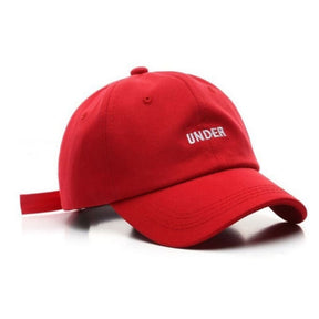 Casquette Brodée Under - Rouge / Unique