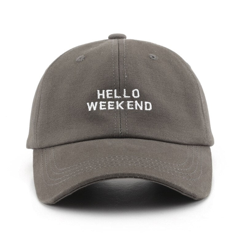 Casquette Brodée Hello Week-end