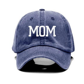 Casquette Broderie Mom - Bleu-Marine / Unique