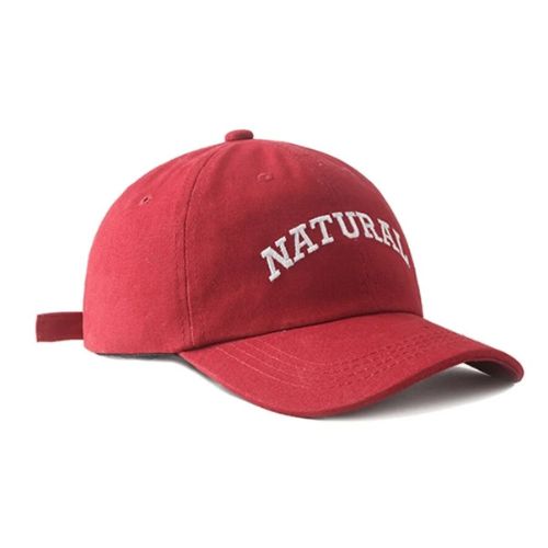 Casquette Broderie Natural - Rouge / Unique