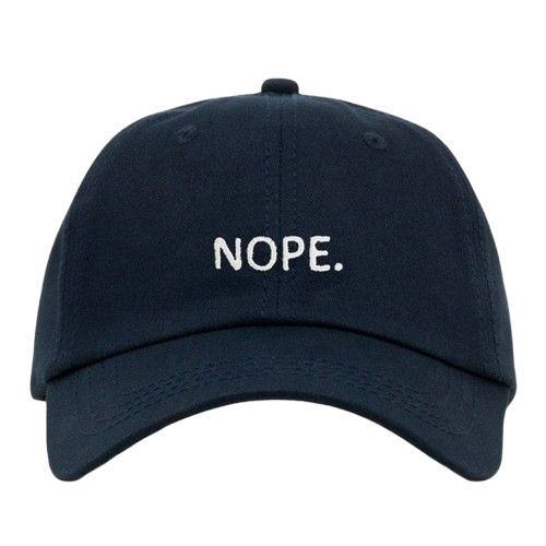 Casquette Broderie Nope