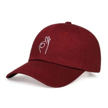 Casquette Broderie Ok - Rouge / Unique