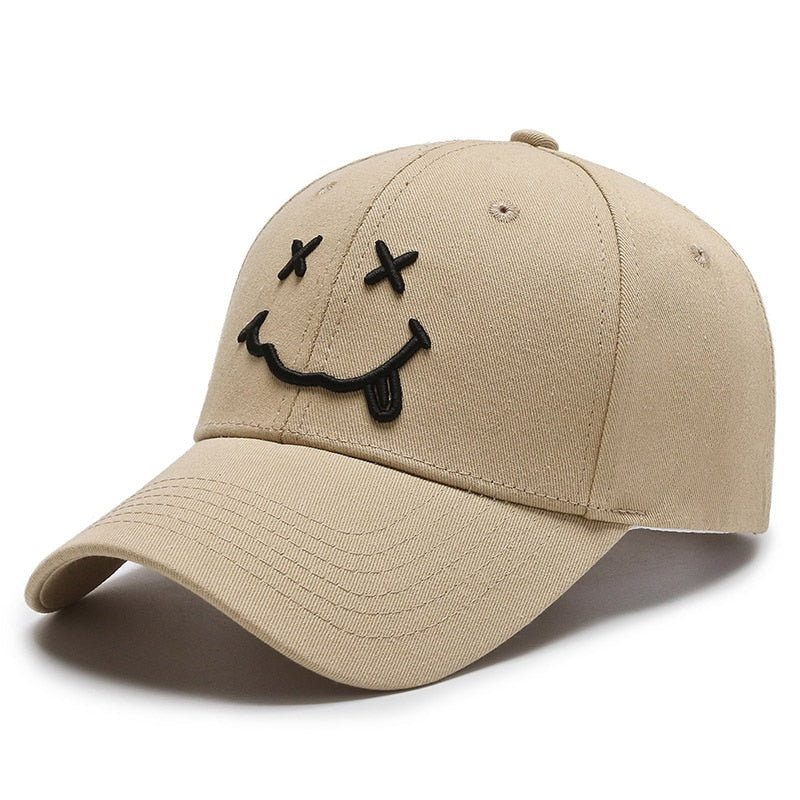 Casquette Broderie Smile - Beige / Unique