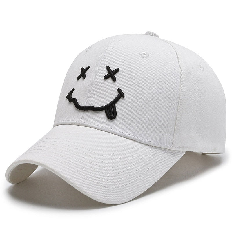 Casquette Broderie Smile - Blanc / Unique