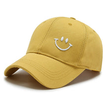 Casquette Broderie Sourire - Jaune / Unique