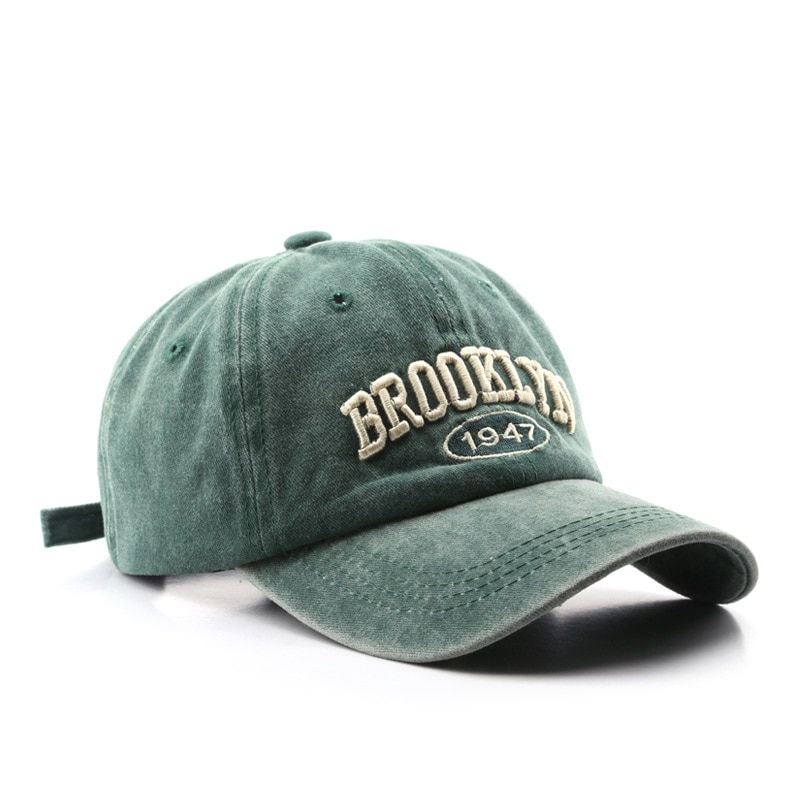 Casquette Brooklyn Brodée - Vert / Unique