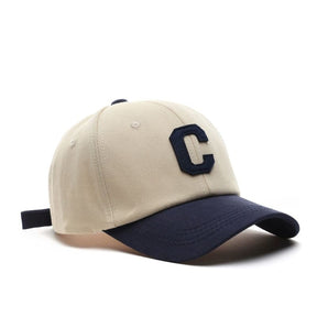 Casquette C Brodée - Bleu-Marine / Unique