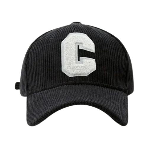 Casquette C En Velours - Noir / Unique