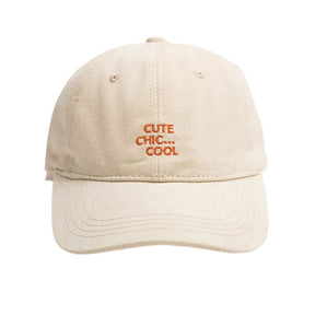 Casquette Cute Chic Cool - Beige / Unique