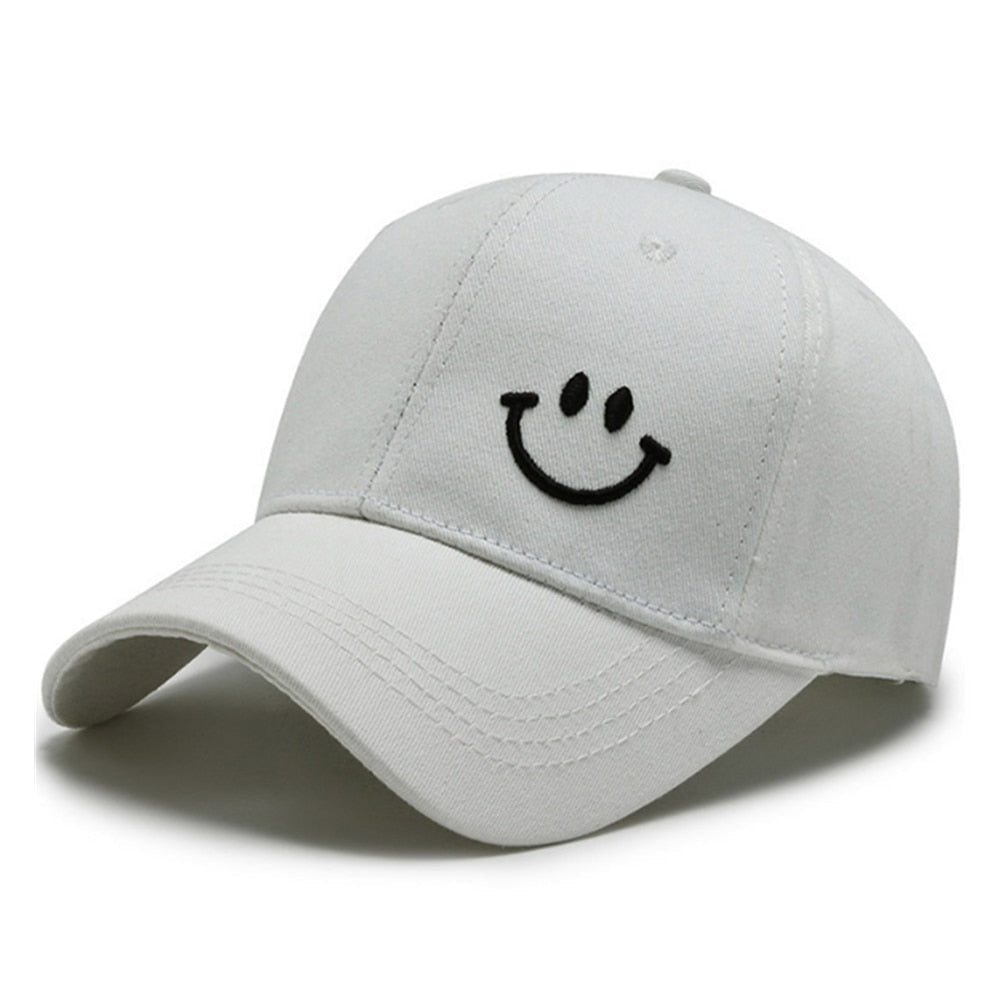 Casquette De Baseball Sourire - Blanc / Unique