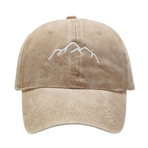 Casquette Délavée Montagne - Beige / Unique