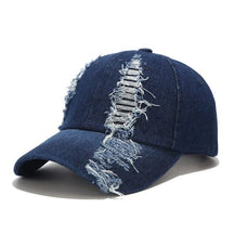 Casquette Denim Usée - Bleu-Marine / Unique