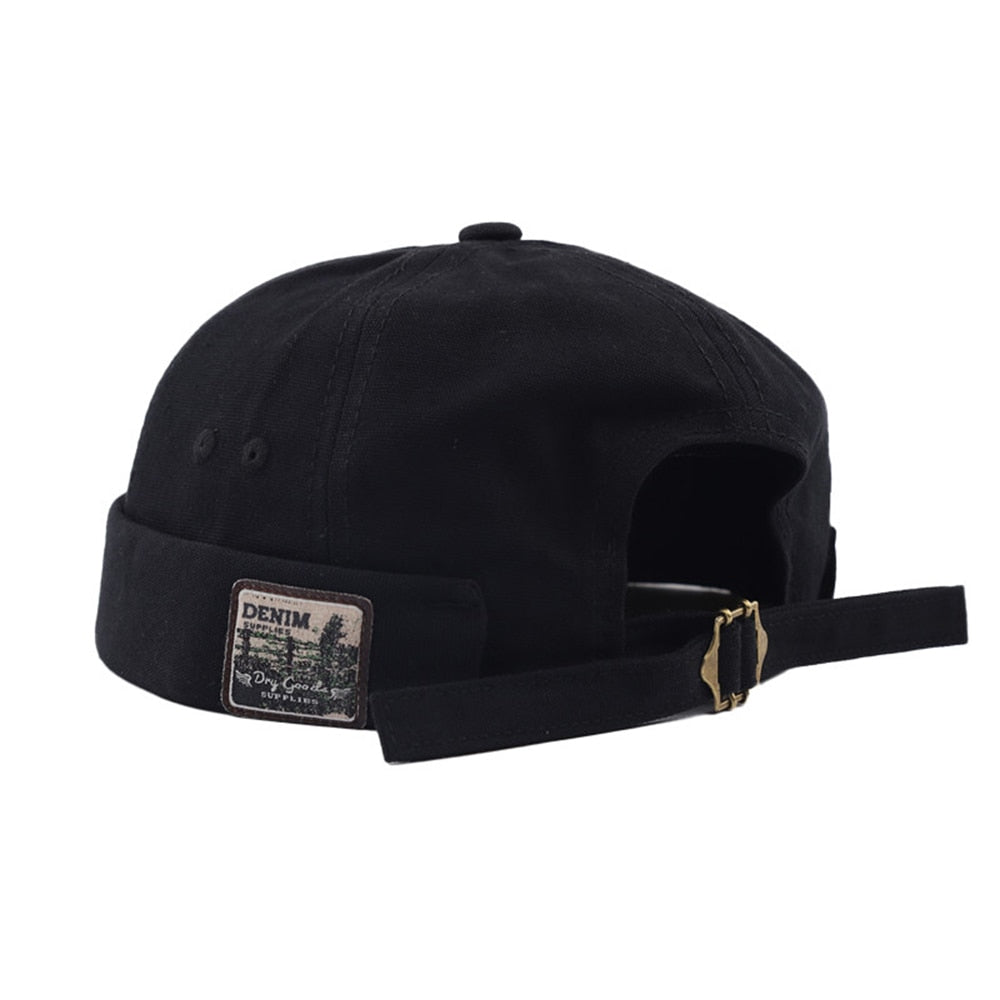 Casquette Docker Denim - Noir / Unique