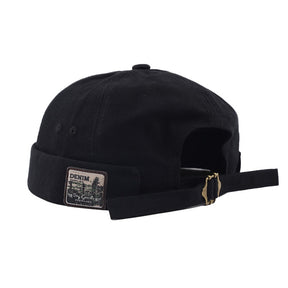 Casquette Docker Denim - Noir / Unique
