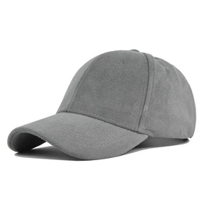 Casquette Effet Daim - Gris / Unique