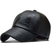 Casquette en Cuir Léger - Noir / Unique