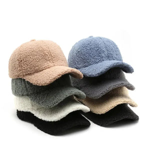 Casquette en laine simple