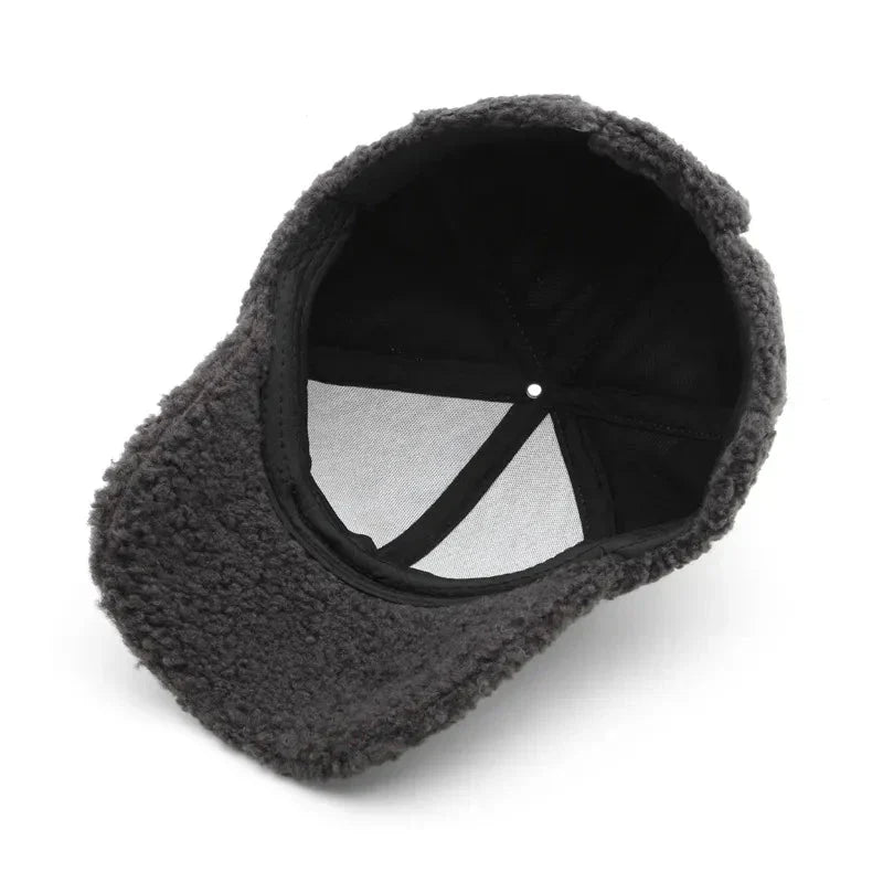 Casquette en laine simple