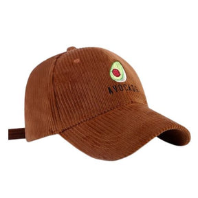 Casquette En Velours Avocat