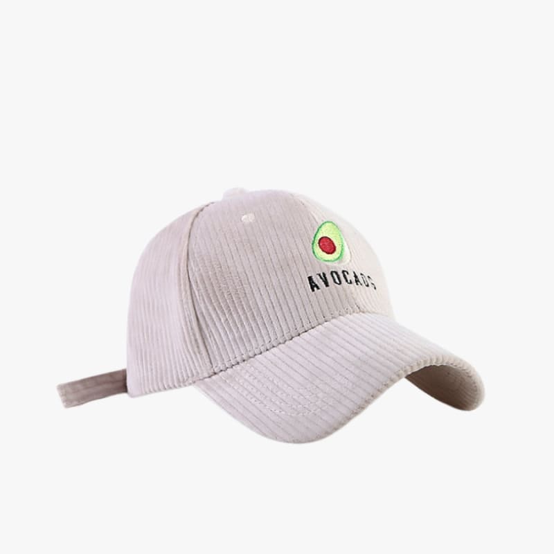 Casquette En Velours Avocat