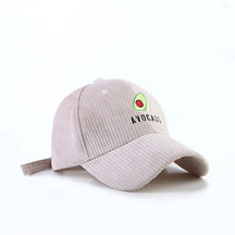Casquette En Velours Avocat - Beige / Unique