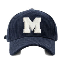 Casquette En Velours M - Bleu-Marine / Unique