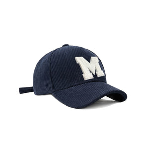 Casquette En Velours M Brodée