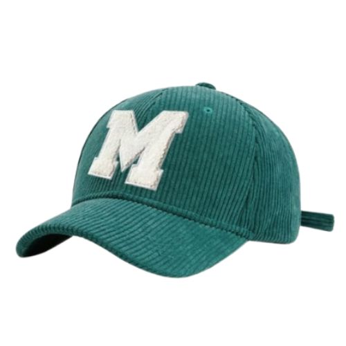 Casquette En Velours M Brodée