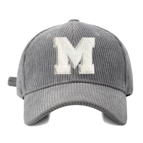 Casquette En Velours M - Gris / Unique