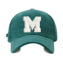 Casquette En Velours M - Vert / Unique