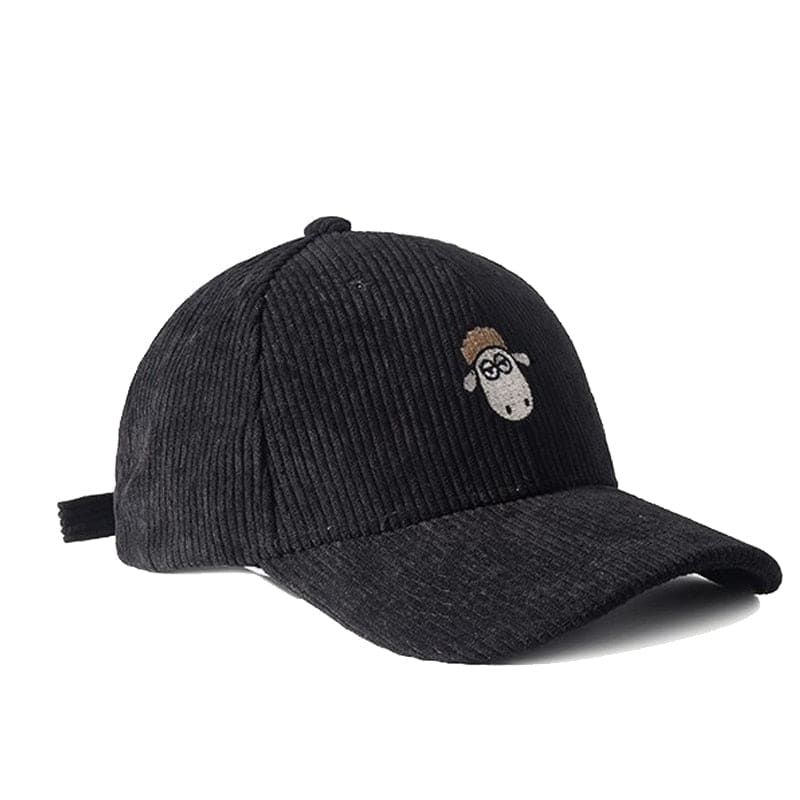Casquette En Velours Mouton