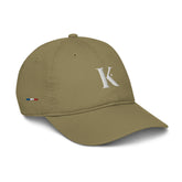 Casquette Femme en Coton Brodée K - Marron / Unique