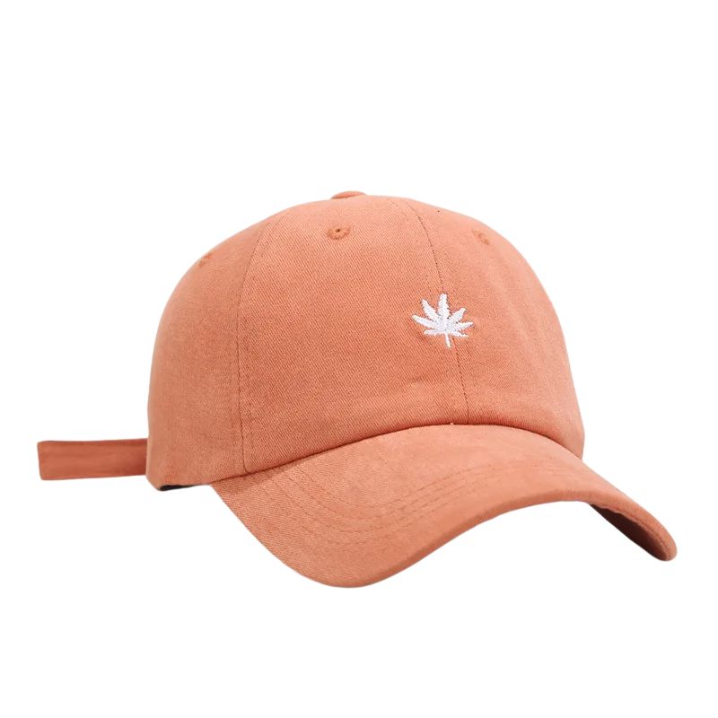 Casquette Feuille - Orange / Unique
