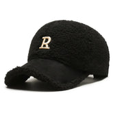 Casquette fourrure R - Noir / Unique
