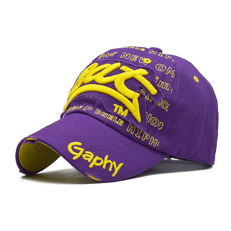 Casquette Gaphy Broderie - Violet / Unique