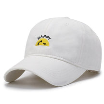 Casquette Happy Brodée - Blanc / Unique